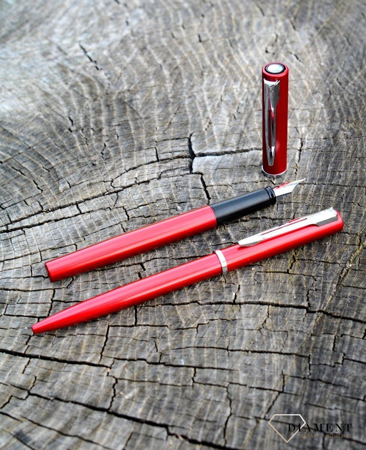 Zestaw Waterman Pióro Wieczne z długopisem Czerwony DUOALLURE3. Pióro wieczne i długopis marki WATERMAN z darmowym grawerem. Prezent dla nauczyciela (2).JPG